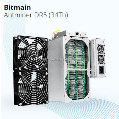 512 Bit Sha256 Bitmain Antminer DR5 34T 1800 W DCR Maszyna do wydobywania monet Dash Miner