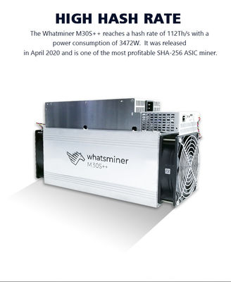 Wejście HDMI 3472W Asic Whatsminer M30S + BTC Bitcoin Miner