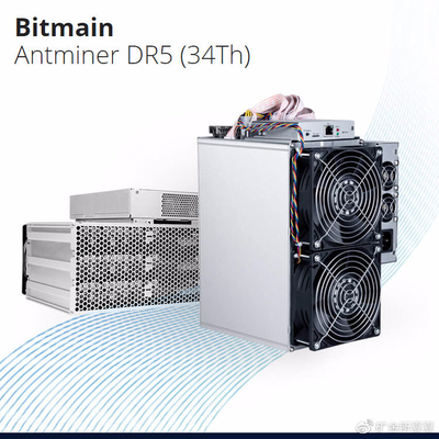512 Bit Sha256 Bitmain Antminer DR5 34T 1800 W DCR Maszyna do wydobywania monet Dash Miner